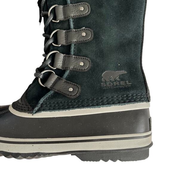 Sorel Joan of Arctic Faux Fur Waterproof Snow Boots Size 9 Black Outdoor NEW - Picture 5 of 12